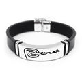 Pulsera de Cuero 4 - Plata 925/950