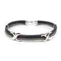 Pulsera de Caucho 3 - Plata 925/950