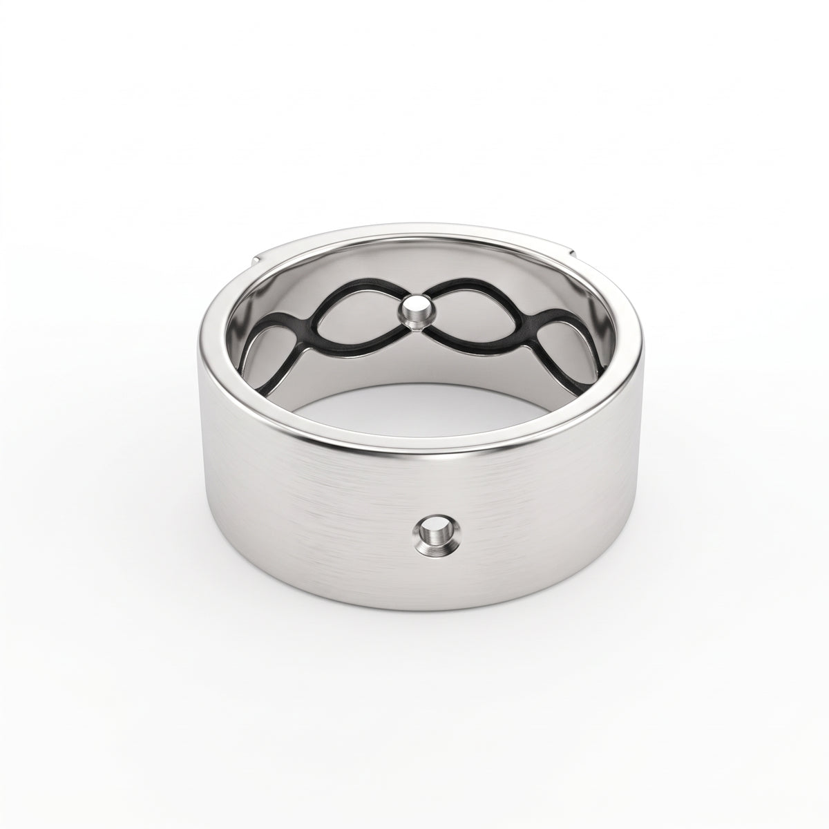 Anillo Atlante Caballero – Plata 950 / Oro 18K
