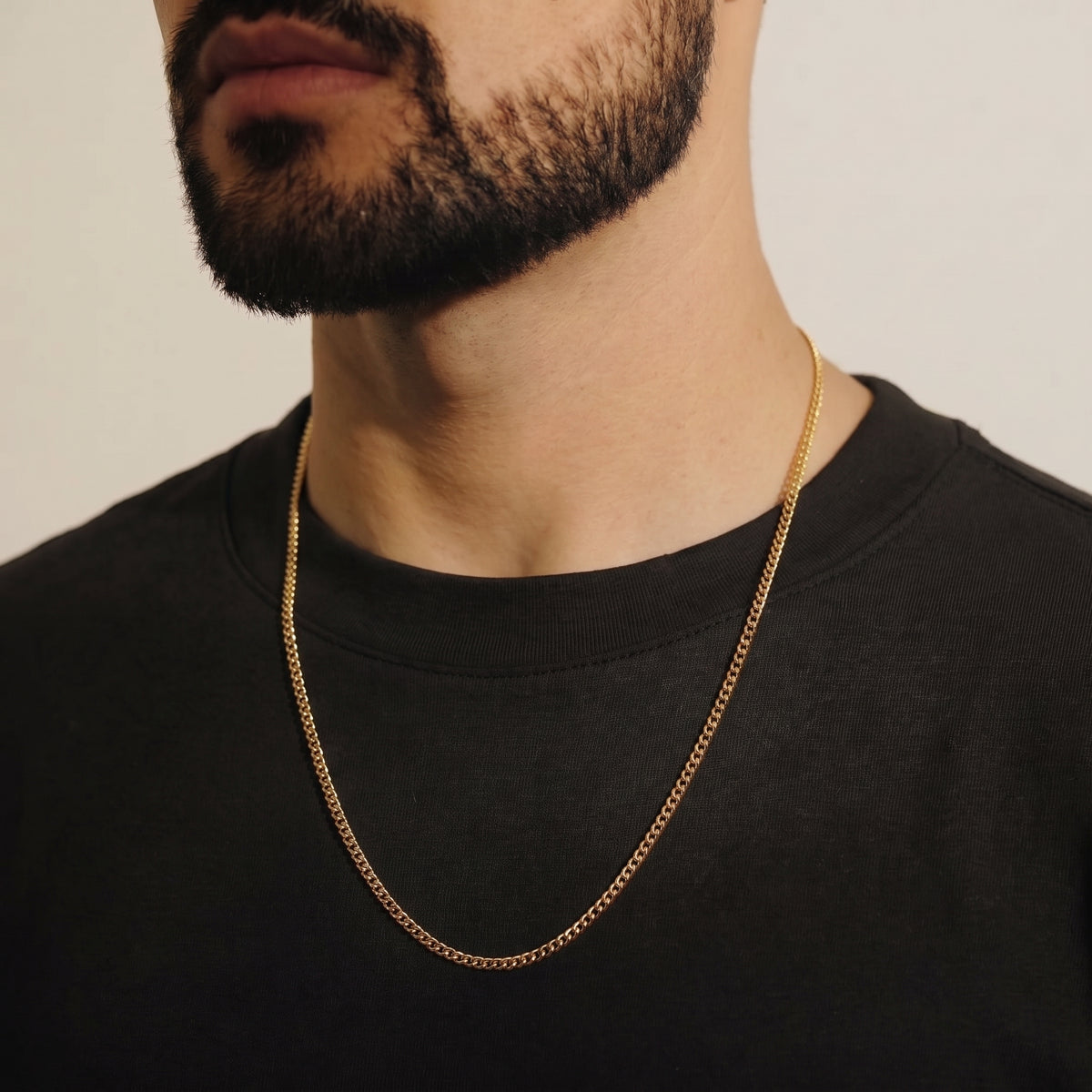 Cadena Panzer - Oro 18k