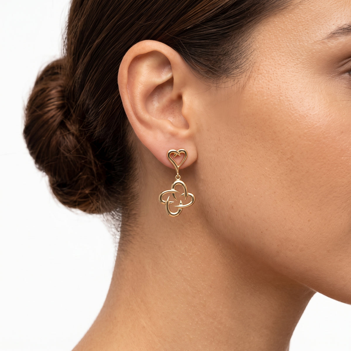 Pendientes de jade - Oro 18K