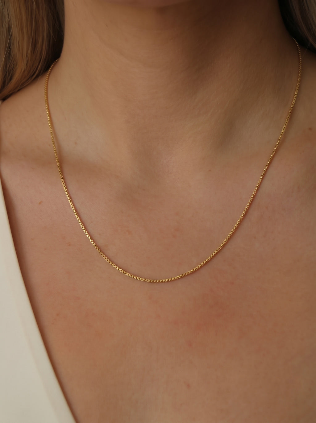 Cadena Veneciana Slim - Oro 18K