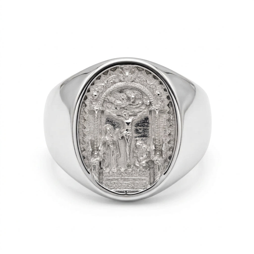 Anillo Señor de los Milagros - Plata 950
