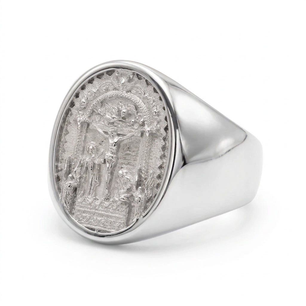 Anillo Señor de los Milagros - Plata 950