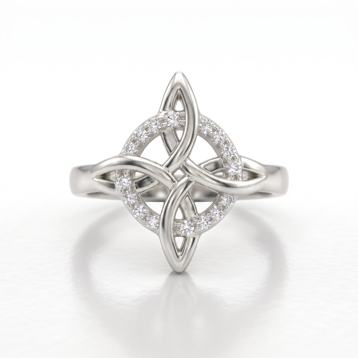 Anillo de titanio y plata 950