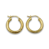 Argollas Tubulares Bold – Oro 18K
