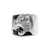 Anillo Leopardo Caballero-Plata 950