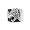 Anillo Leopardo Caballero-Plata 950