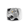 Anillo Leopardo Caballero-Plata 950