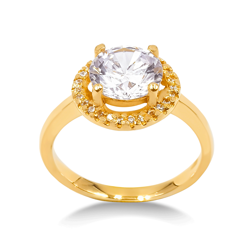 Anillo de compromiso V3 - Oro 18K