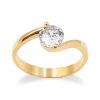 Anillo de compromiso V6 – Oro 18K