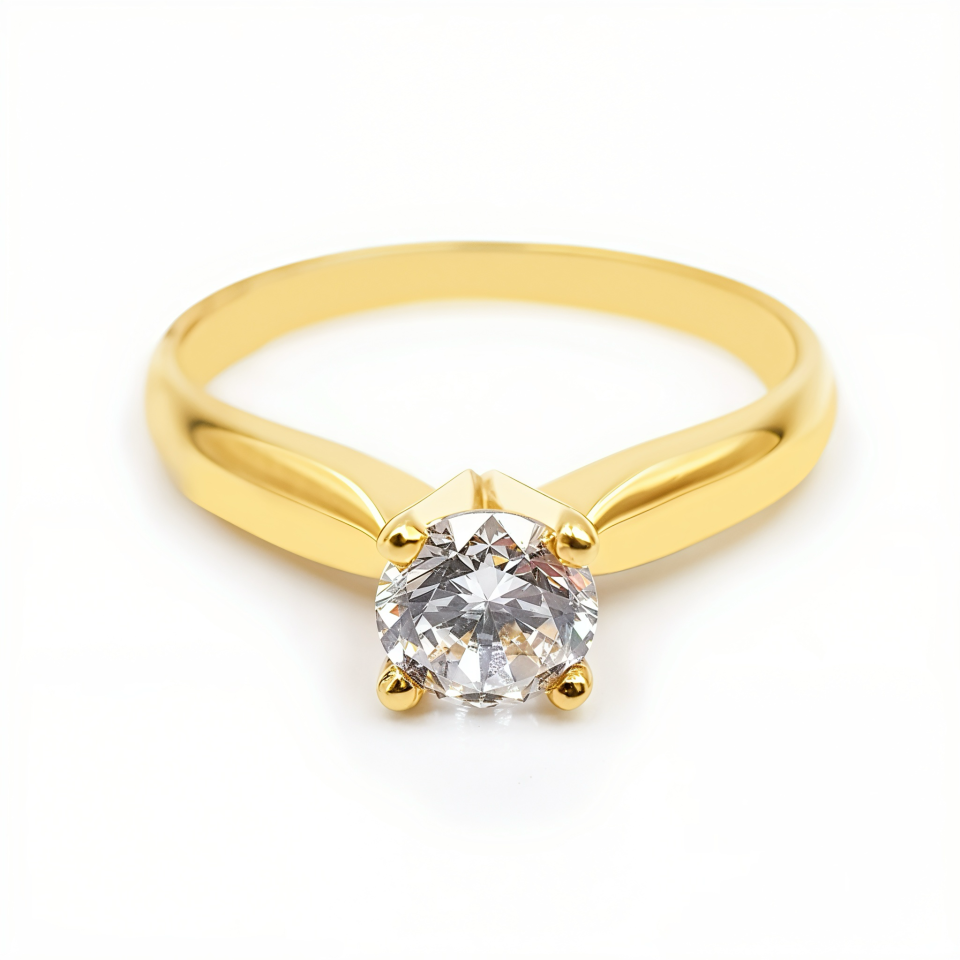 Anillo de compromiso V2 - Oro 18k