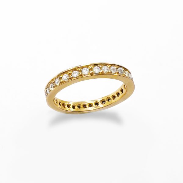 Anillo Riviere Completo – Oro 18K