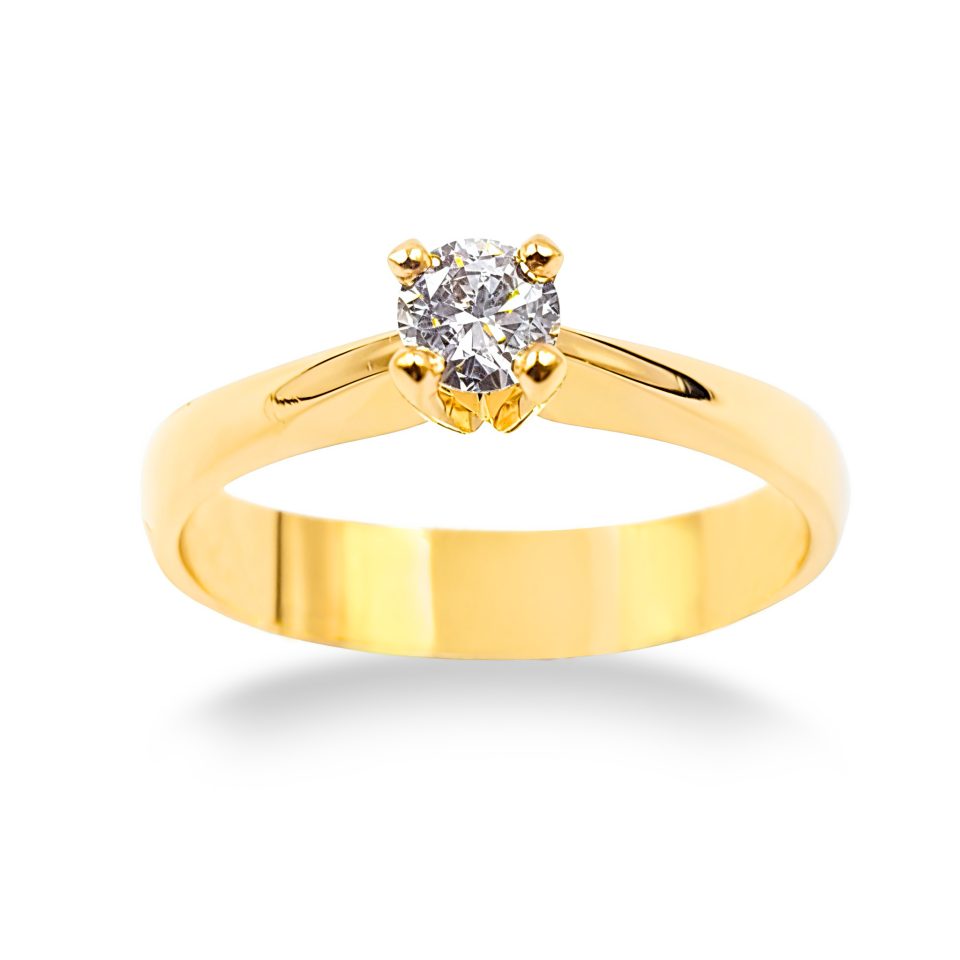 Anillo de Compromiso V42 - Oro 18K