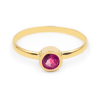 Anillo Solitario- Oro 18K