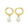 Argollas Perla – Oro 18k