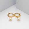 Argollas Perla – Oro 18k