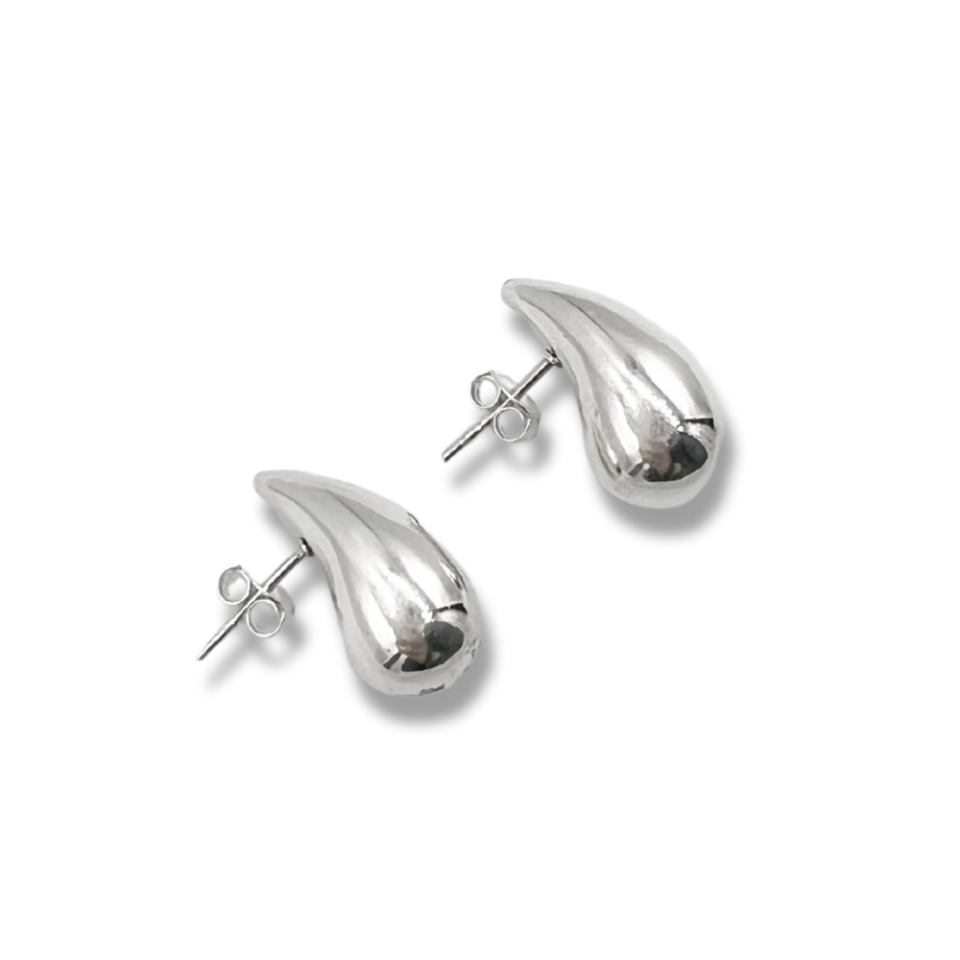 Aretes Brinco Gota - Plata 950/925