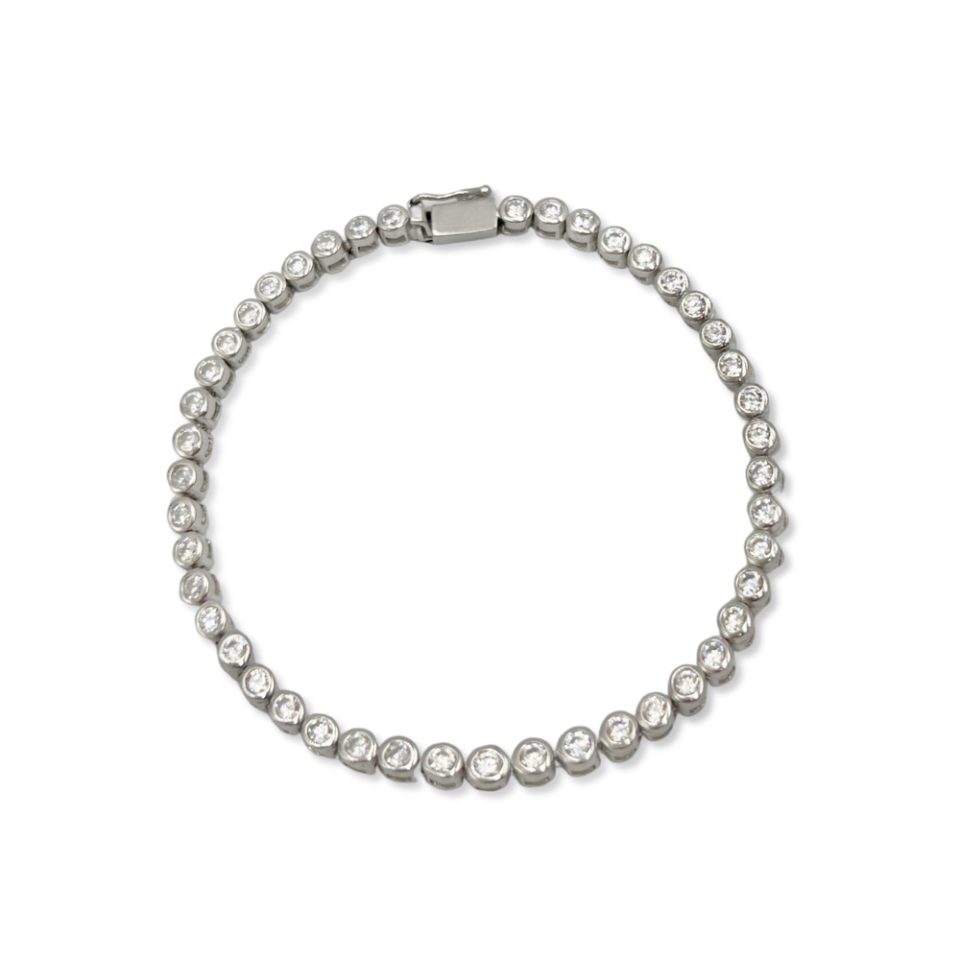 Pulsera Tennis 1 - Plata 950