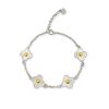 Pulsera Alhambra – Plata 950/ Oro 18K