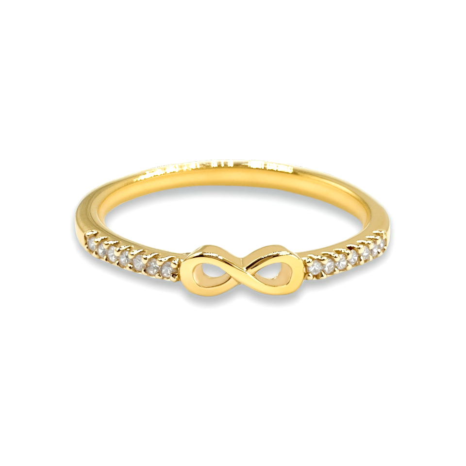 Anillo Infinity Love - Oro 18K