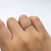 Anillo Medio Riviere Rainbow – Plata 950