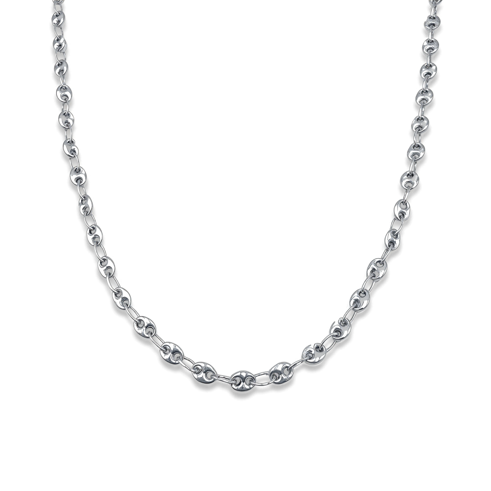Cadena Enlace Infinito - Plata 950/925