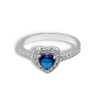 Anillo Blue Romance – Plata 925/950