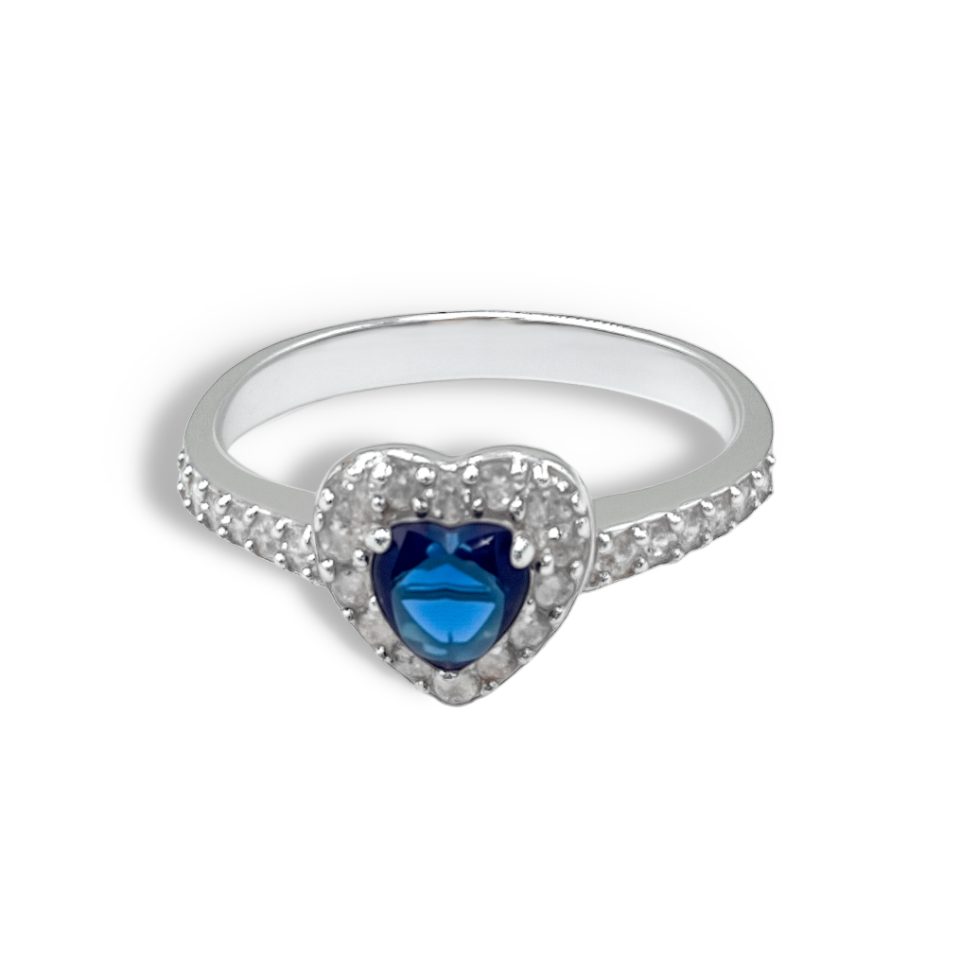 Anillo Blue Romance - Plata 925/950
