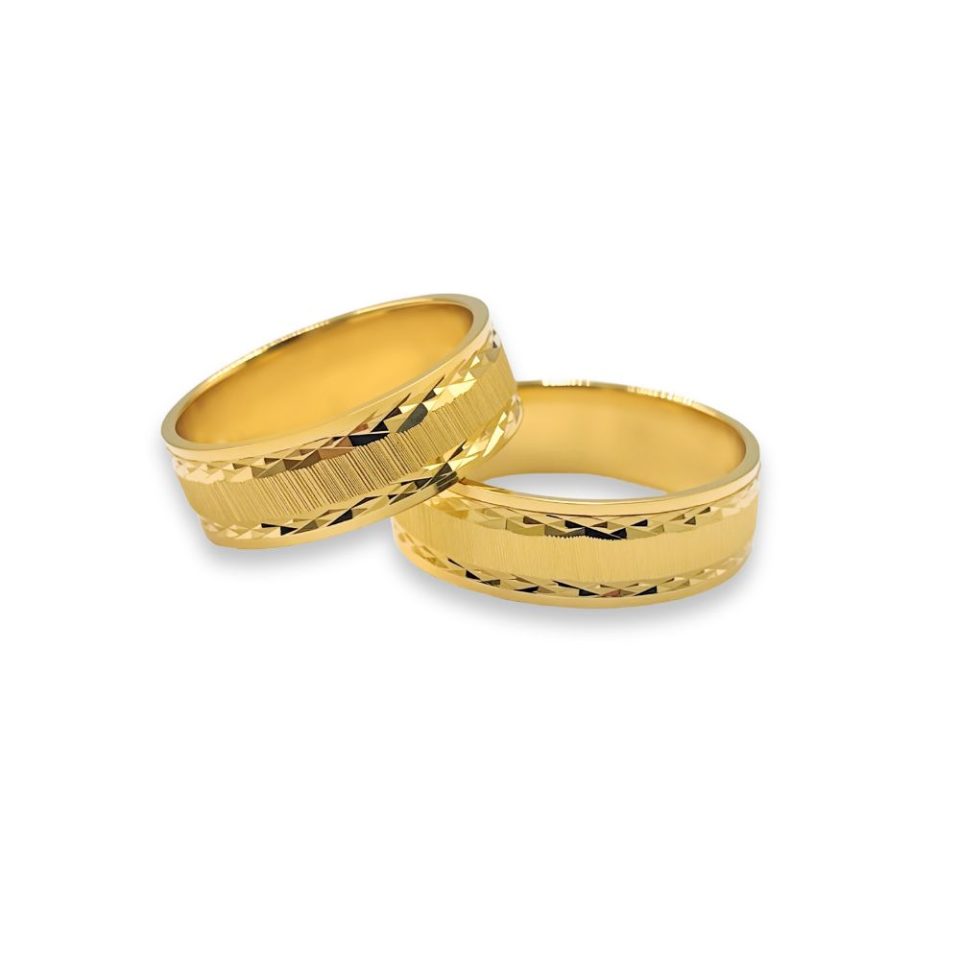 Aros Destello - Oro 18K