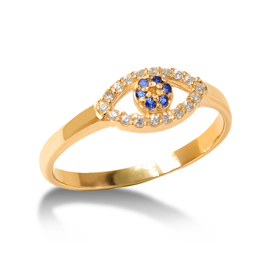 Anillo Ojo de Luz - Oro 18K