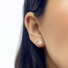 Aretes Perla Nido – Oro 18k