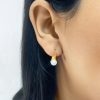 Aretes Perla Real – Oro 18k