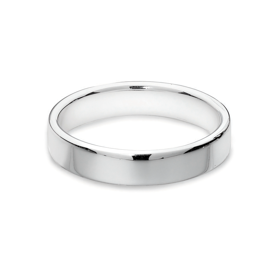 Anillo Titanio - Plata 950