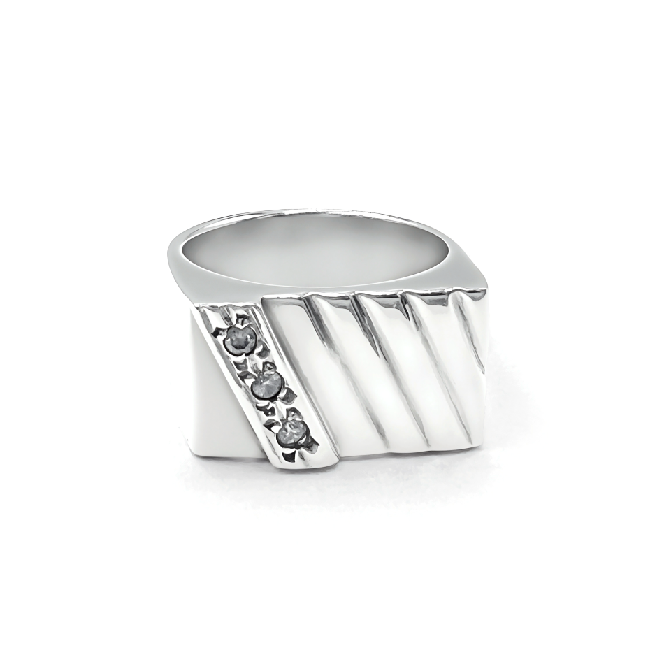 Anillo Escala - Plata 950