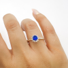 Anillo Saphir – Plata 950