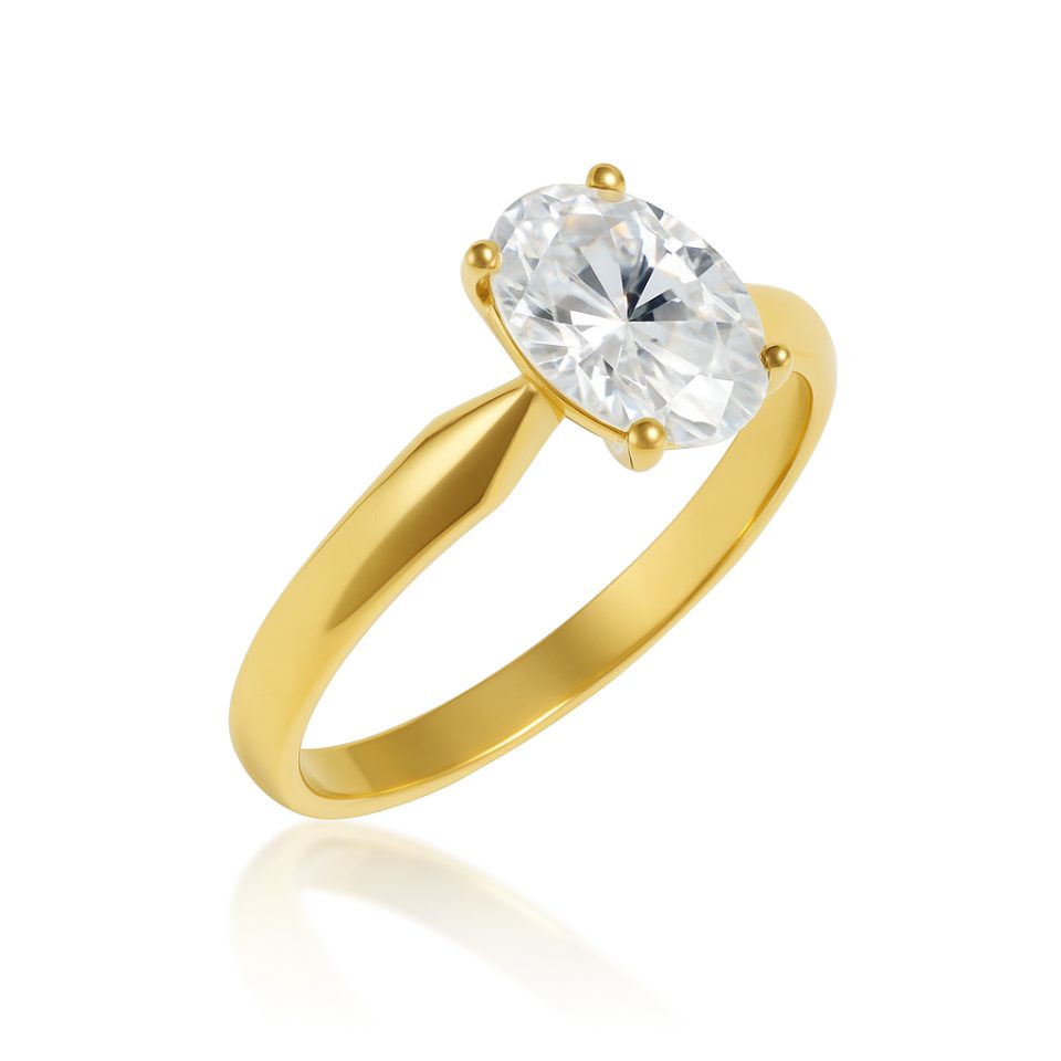 Anillo de Compromiso V45 - Oro 18K