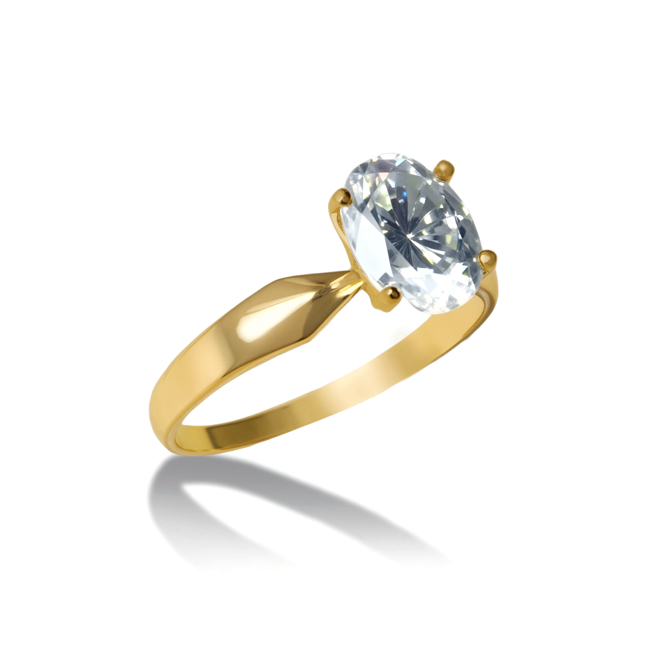 Anillo de Compromiso V45 - Oro 18K