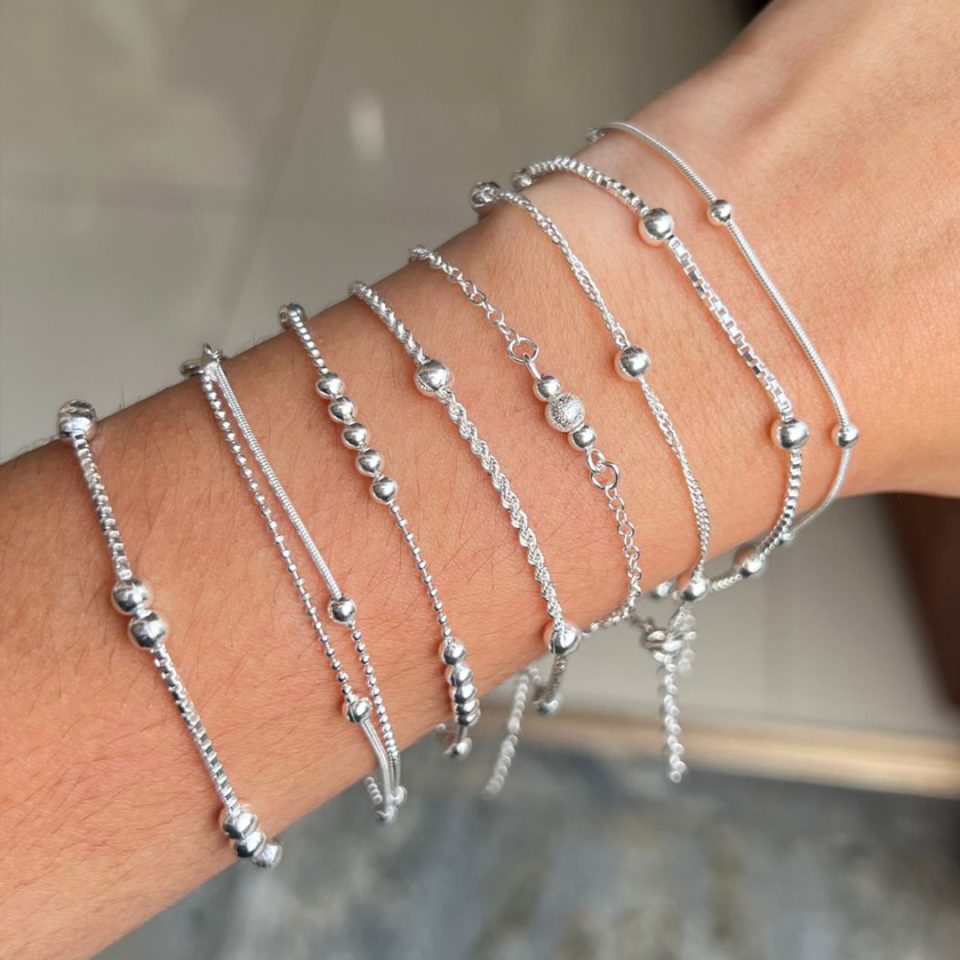 Pulseras variadas 03 - Plata 925