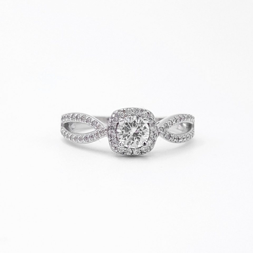 Anillo De Compromiso Y16 - Plata 925