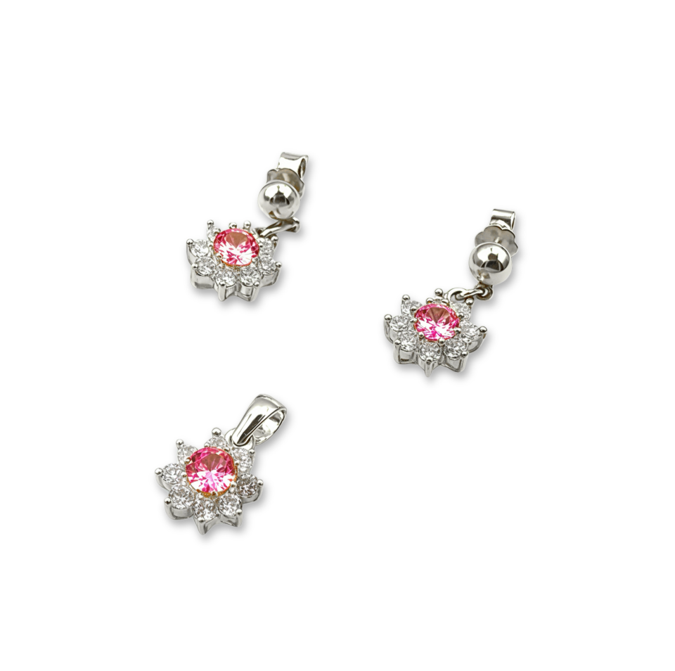 Set Flor de Loto - Plata 950