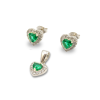 Set Amor Esmeralda – Plata 950